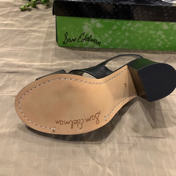 Sam Edelman Black, Brown& Silver Sandals - Picture 3 of 5